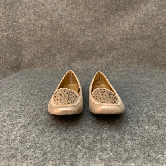 Ducati Women's Gold Slip On Loafer Shoes - Picture 6 of 10